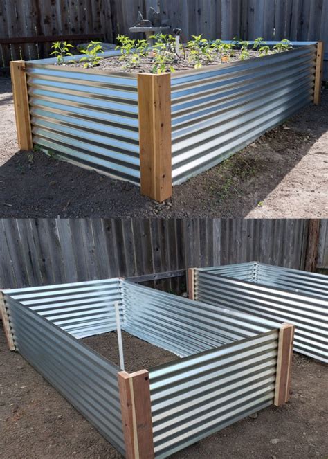 diy metal raised garden beds